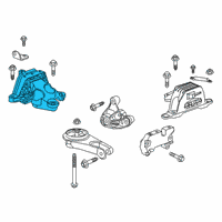 OEM 2020 Cadillac XT4 Side Transmission Mount Diagram - 84534141