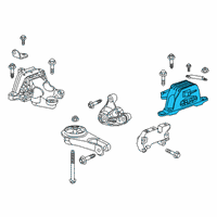 OEM 2020 Cadillac XT4 Front Mount Diagram - 23272795