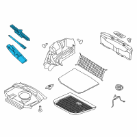 OEM 2019 Ford Police Interceptor Sedan Jack Assembly Diagram - 8A5Z-17080-A