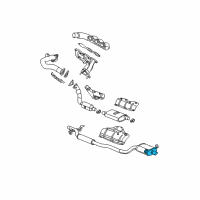 OEM 2004 Chrysler Pacifica Bracket-Exhaust Diagram - 5103376AA