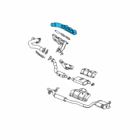 OEM Chrysler Pacifica Exhaust Manifold Diagram - 4648908AC