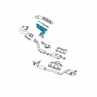 OEM Chrysler Pacifica Exhaust Manifold Diagram - 4648909AB