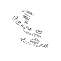 OEM 2005 Chrysler Pacifica Gasket-Exhaust Manifold To Front C Diagram - 4809696AA