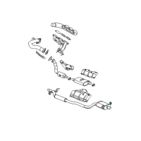 OEM Ram 3500 ISOLATOR-Exhaust Support Diagram - 5103520AB