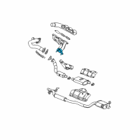 OEM Chrysler Pacifica Gasket-Crossover Pipe Diagram - 4648983AA