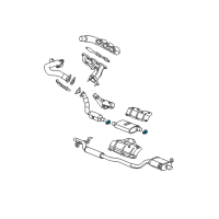 OEM 2005 Chrysler Pacifica Clamp-Exhaust Diagram - 52110201AA