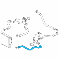 OEM 1996 BMW Z3 Contitech Radiator Hose Diagram - 11-53-1-743-295