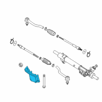 OEM 2016 Nissan Altima INSULATOR-Heat, Steering Diagram - 48382-JN00A