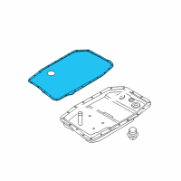 OEM 2009 Hyundai Genesis Gasket-Oil Pan Diagram - 45282-49000