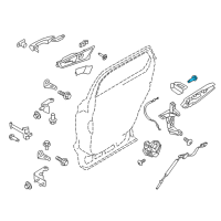 OEM 2016 Lincoln MKC Upper Plate Screw Diagram - -W703283-S450B