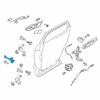 OEM 2019 Lincoln Nautilus Door Check Diagram - FA1Z-5827204-B