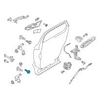 OEM 2020 Ford Explorer Upper Hinge Bolt Diagram - -W716291-S439