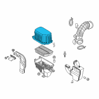 OEM 2019 Kia Soul Cover-Air Cleaner Diagram - 28111B2900