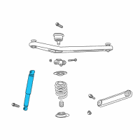 OEM 2007 Jeep Liberty *ABSORBER-Suspension Diagram - 52088673AE