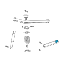 OEM 2003 Jeep Liberty BUSHING-Control Arm Diagram - 52089065AA