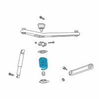 OEM 2006 Jeep Liberty Spring-Suspension Diagram - 52128871AA