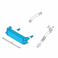 OEM 2012 BMW 528i xDrive Charge-Air Cooler Diagram - 17-11-7-618-768