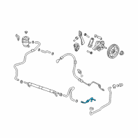 OEM Acura ZDX Pipe Complete B, Return Diagram - 53779-SZN-A01