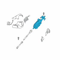 OEM 2012 BMW X6 Steering Wheel Column Adjustment, Electric. Diagram - 32-30-6-786-254