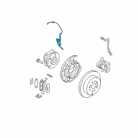 OEM 2012 Hyundai Santa Fe Cable Assembly-ABS.EXT, RH Diagram - 91920-0W100