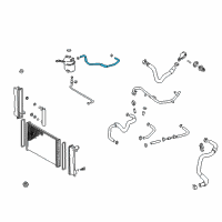 OEM 2001 Toyota Celica Overflow Hose Diagram - 16261-22060