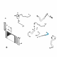 OEM 2000 Toyota Celica Outlet Hose Diagram - 16282-88600