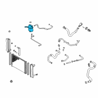 OEM 2003 Toyota Celica Reservoir Diagram - 16470-22020