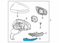 OEM 2020 Toyota Mirai Lower Cover Diagram - 87939-62020-A1