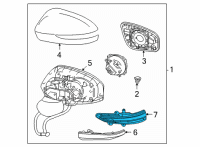 OEM 2017 Toyota Mirai Signal Lamp Diagram - 81730-30161