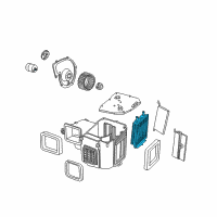 OEM 1993 Dodge B150 Core-Heater Deluxe Diagram - 4034997