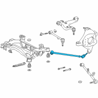 OEM 2002 Lexus SC430 Rear Suspension Control Arm Assembly, No.1 Diagram - 48710-50060