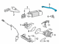 OEM 2022 Toyota Sienna Vent Hose Diagram - 77404-08080