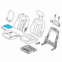 OEM Mercury Milan Seat Heater Diagram - AN7Z-14D696-B