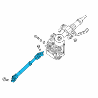 OEM 2015 Hyundai Veloster Joint Assembly-Steering Diagram - 56400-2V001