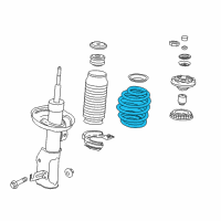 OEM 2018 Chevrolet Impala Coil Spring Diagram - 22952901