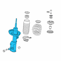 OEM 2018 Chevrolet Impala Strut Diagram - 23390192