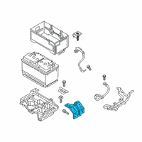 OEM Kia Telluride Stay Assembly-Battery Diagram - 37130S9000