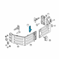 OEM 2016 Ford F-250 Super Duty Latch Diagram - 8C3Z-9928610-A