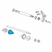 OEM Chevrolet Volt Inner Boot Diagram - 20957184