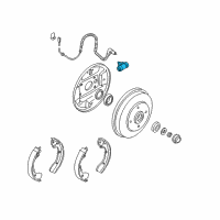 OEM 2001 Kia Rio Cylinder Assembly-Rear Wheel Diagram - 0K30A26610