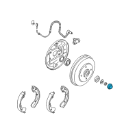 OEM 2004 Kia Rio Hub Cap Diagram - 0G03026071