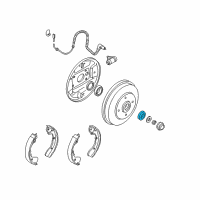 OEM 2004 Kia Rio Outer Wheel Bearing Diagram - 52710FD000