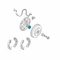 OEM 2002 Kia Rio Inner Wheel Bearing Diagram - MB00233047