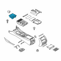 OEM 2020 BMW M760i xDrive STORAGE TRAY, CUP HOLDER, CE Diagram - 51-16-7-944-194