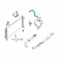 OEM 2020 Nissan Maxima Hose-RESERVER Tank Diagram - 21741-3TA1A