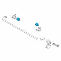 OEM Kia Sportage Bush-Rear Stabilizer Diagram - 555133S000