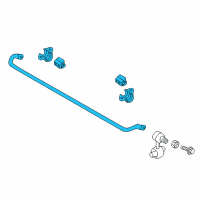 OEM 2022 Hyundai Ioniq Bar Assembly-Rear Stabilizer Diagram - 55510-G2000