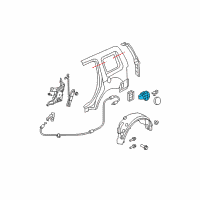 OEM 2013 Honda Pilot Adapter Assy., Fuel Filler Diagram - 74480-SZA-A01