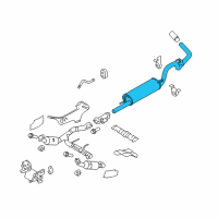 OEM 2013 Ford F-150 Muffler Diagram - AL3Z-5230-G