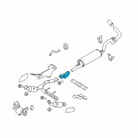 OEM Ford Front Pipe Diagram - BL3Z-5A212-R